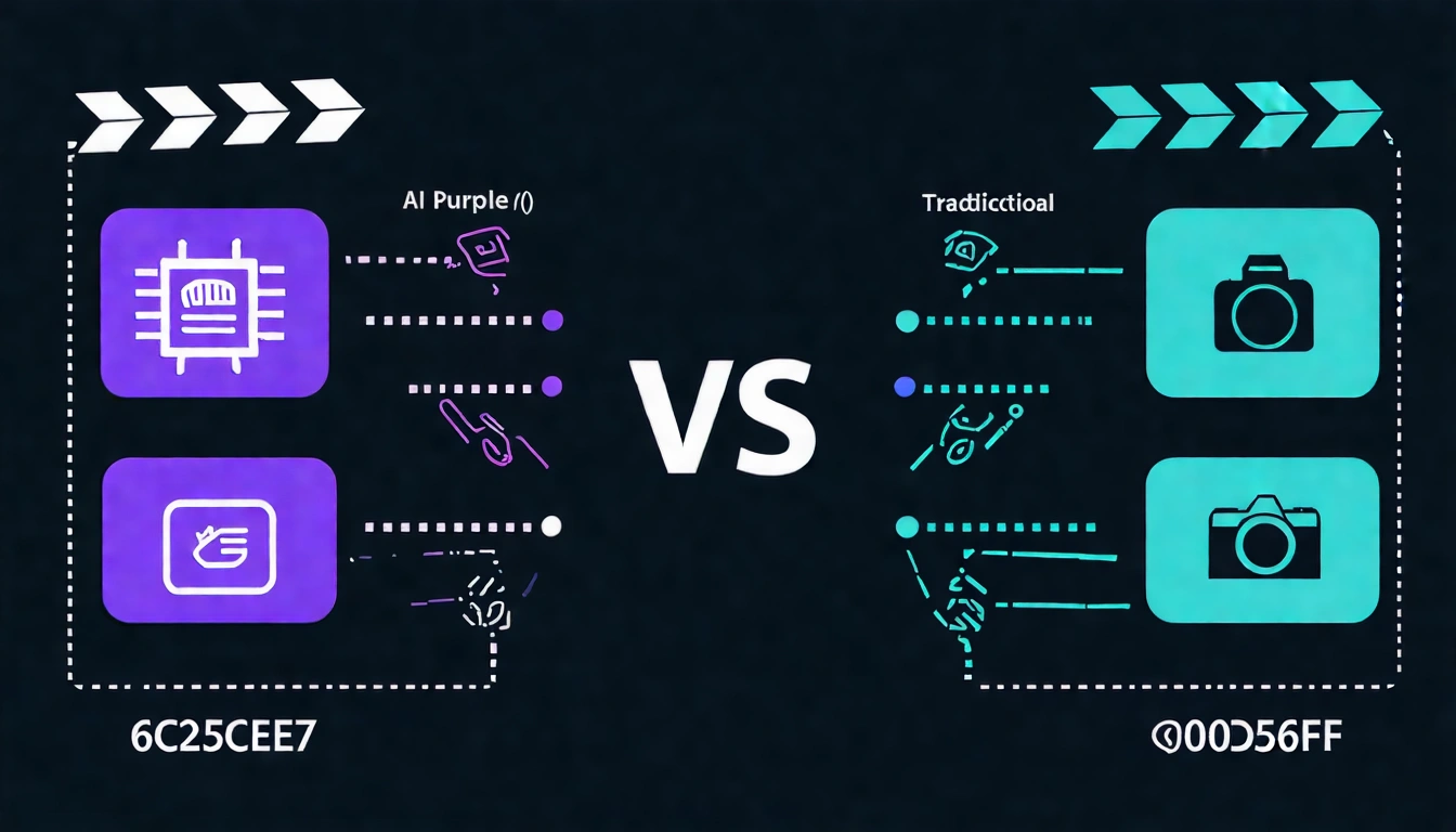 ai video vs traditional production 插圖 01