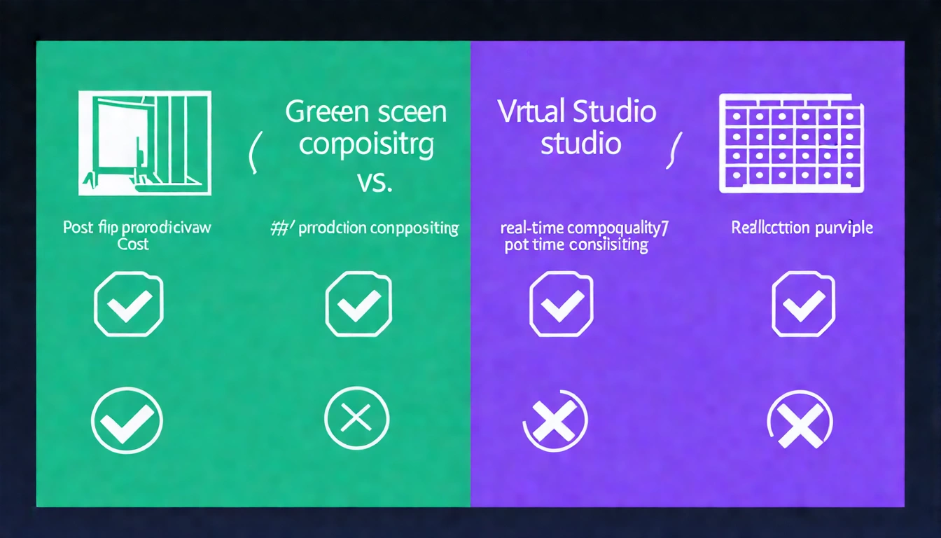 green screen filming compositing 插圖 03
